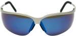 Schutzbrille 3M Metaliks Sport blau verspiegelt